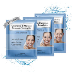 Diamond Wipes démaquillant visage avec paquet de 50 lingettes, pratique et rapide.