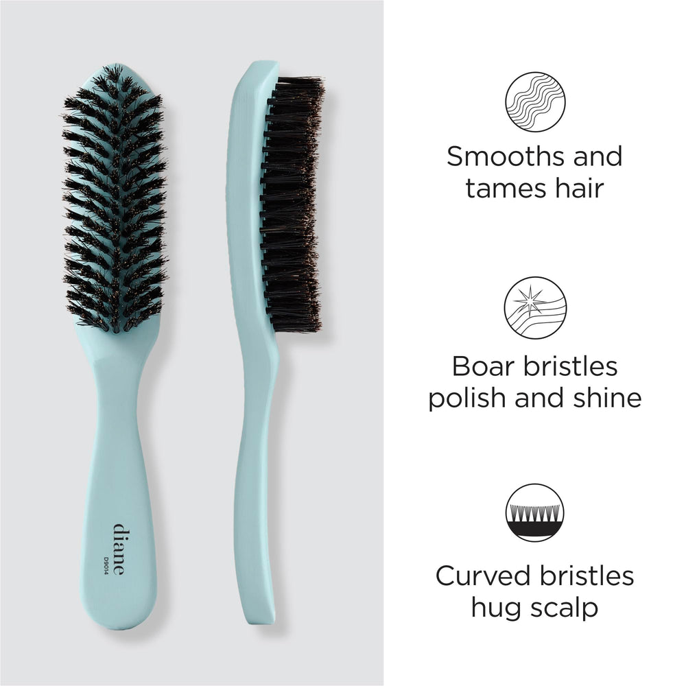 Brosse Diane poils nylon-renforcés pour passage fluide et contrôle du frisottis.