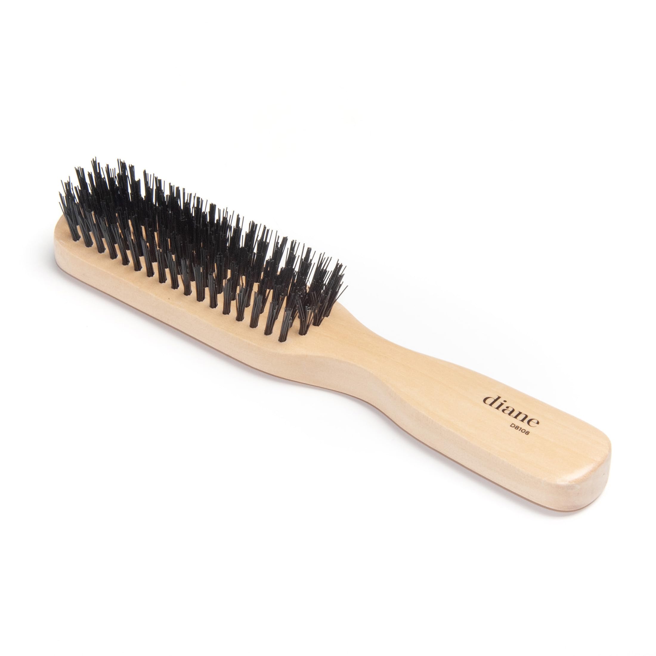 Brosse Diane en nylon à 5 rangs, poils fermes pour cheveux épais