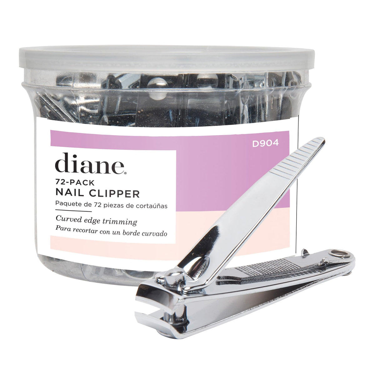Diane D904 coupe-ongles en acier inoxydable, lame robuste pour usage domestique.