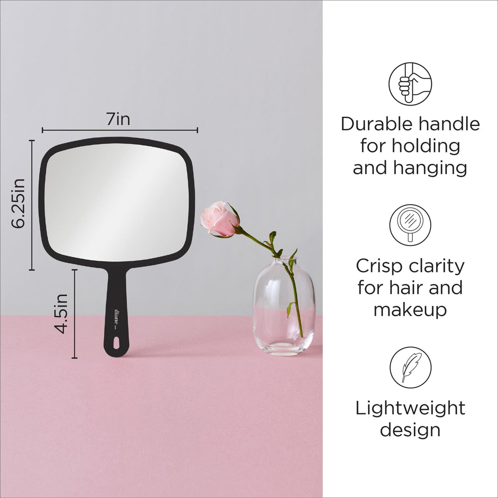 Miroir Diane parfait pour l'application du maquillage et des cils, rendu précis.