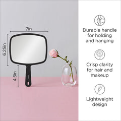 Miroir Diane parfait pour l'application du maquillage et des cils, rendu précis.