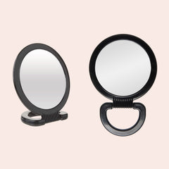 Diane miroir format compact 6 pouces, idéal rangement rapide.