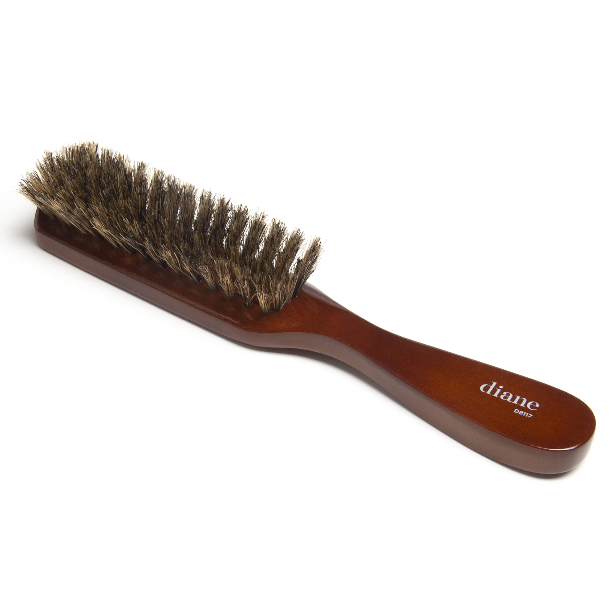 Brosse Diane Premium en bois avec poils de sanglier moyen pour demeler les cheveux epais