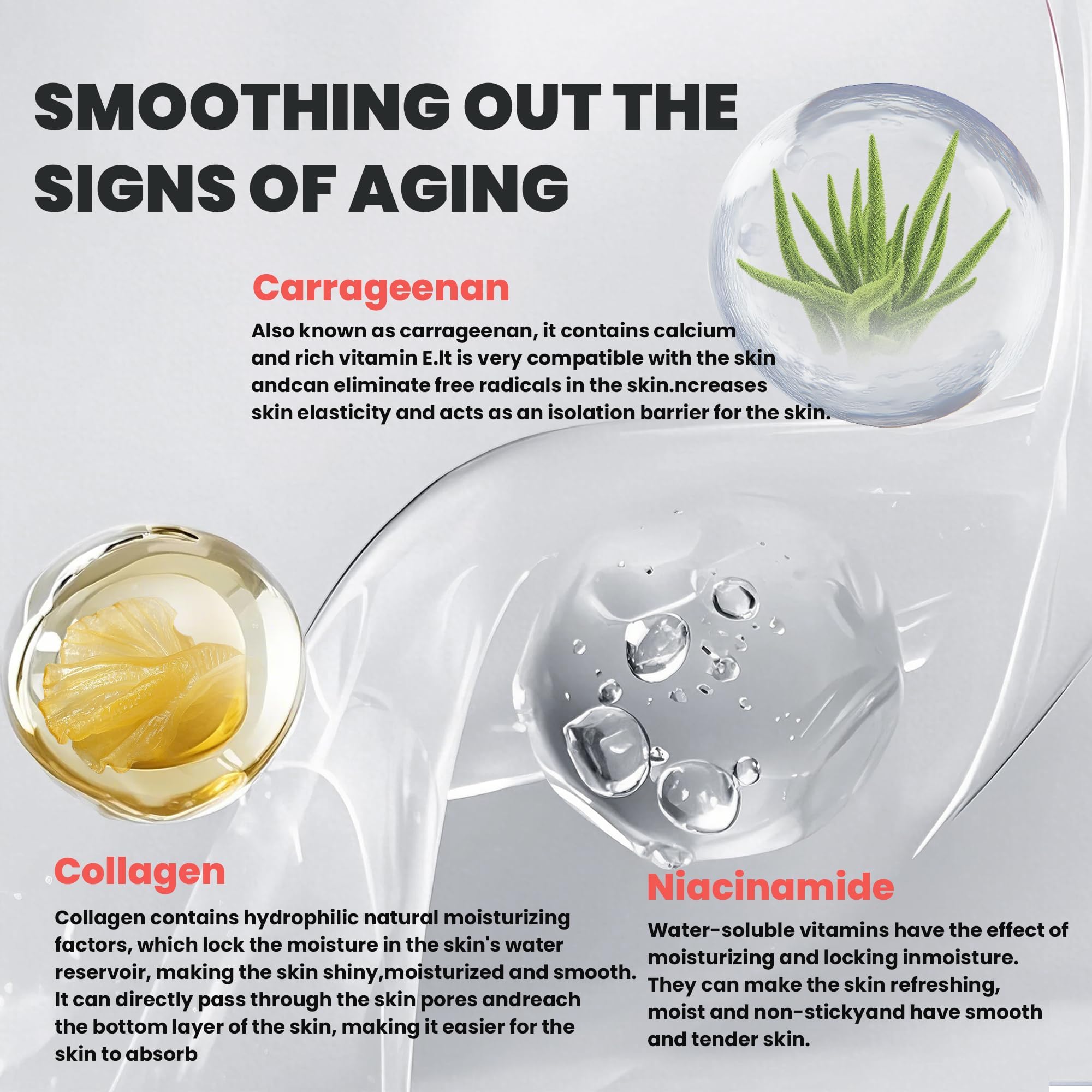 Absorption rapide du masque Dianzan pour une hydratation instantanée.