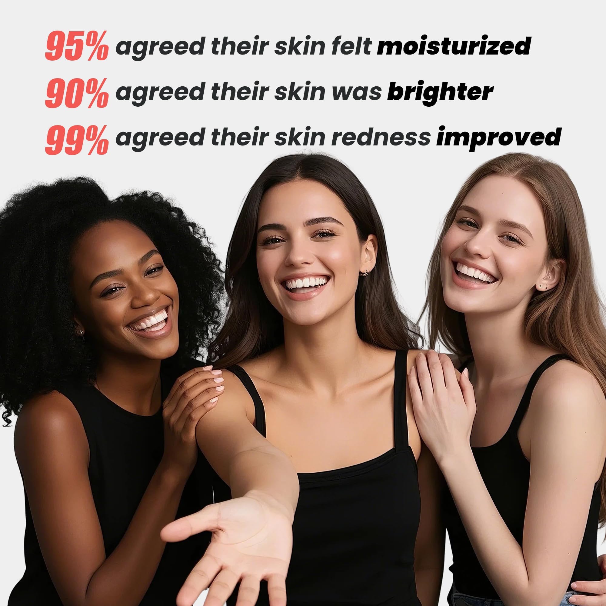 Ingrédients carrageenan et niacinamide du masque Dianzan.