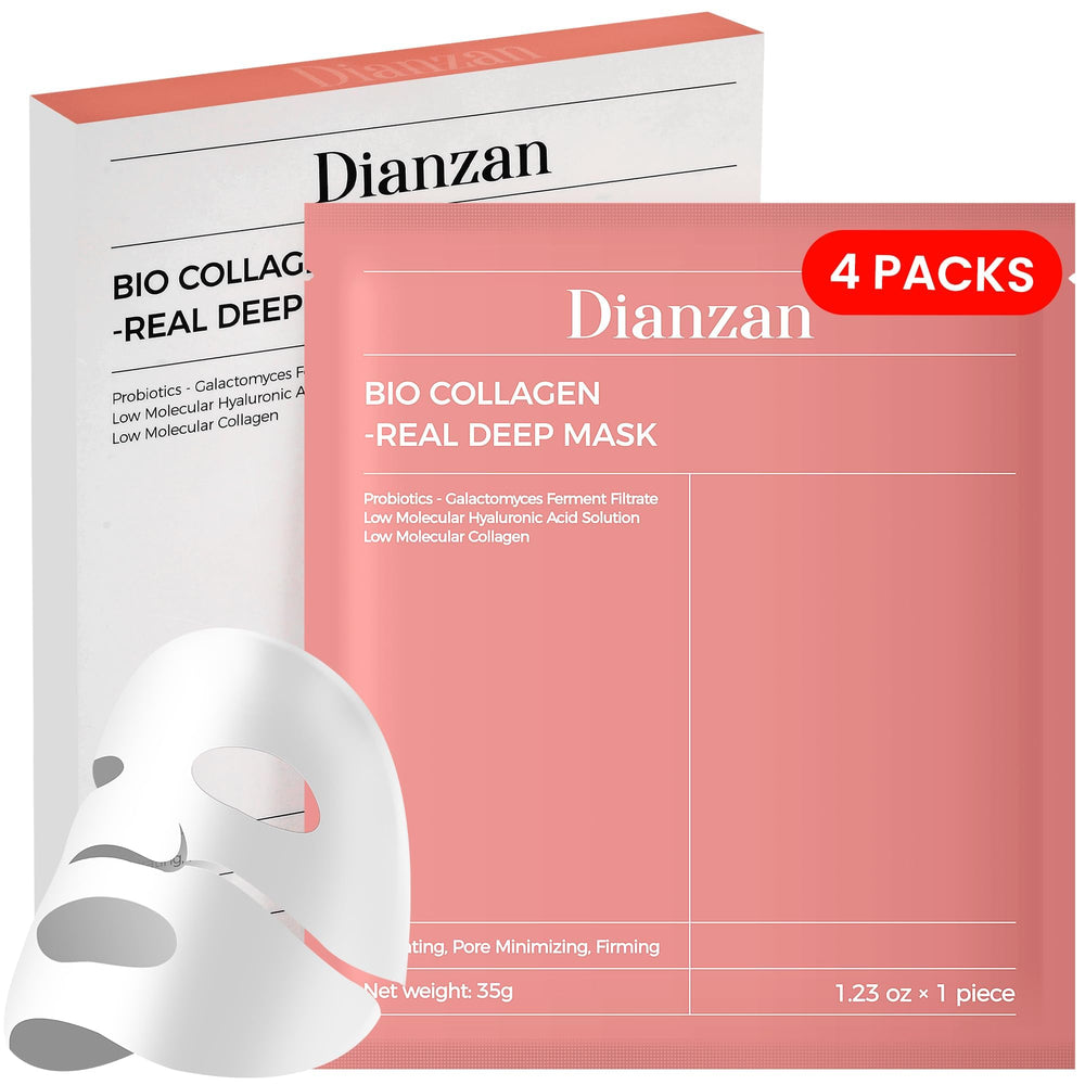 Dianzan masque-bio-collagene-nocturne, emballage élégant, hydratation durable.