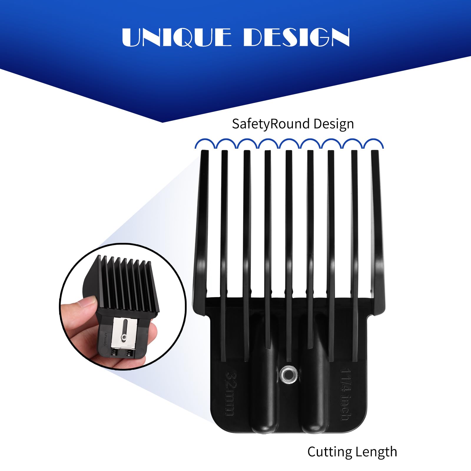 Dicuyeln: garde de 1 mm à 32 mm, possibilités de coupe variées.