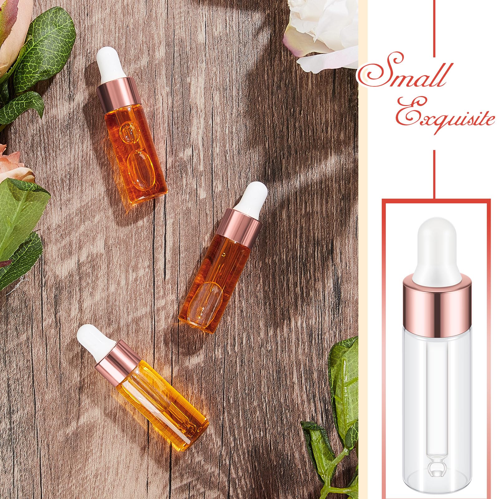 Bouteille parfum miniature Didaey, verre clair et cap stable, idéal pour échantillonnage.