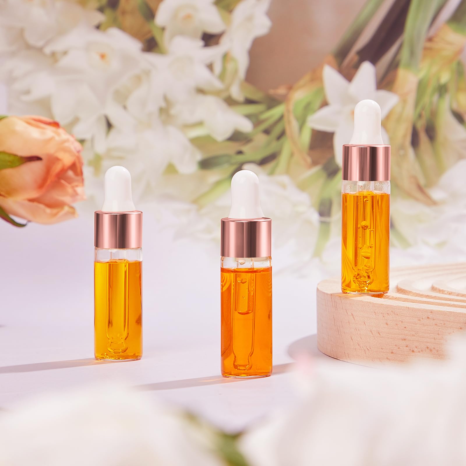 Ensemble Didaey 100 pièces, flacons en verre petits, parfait pour stocker liquides.