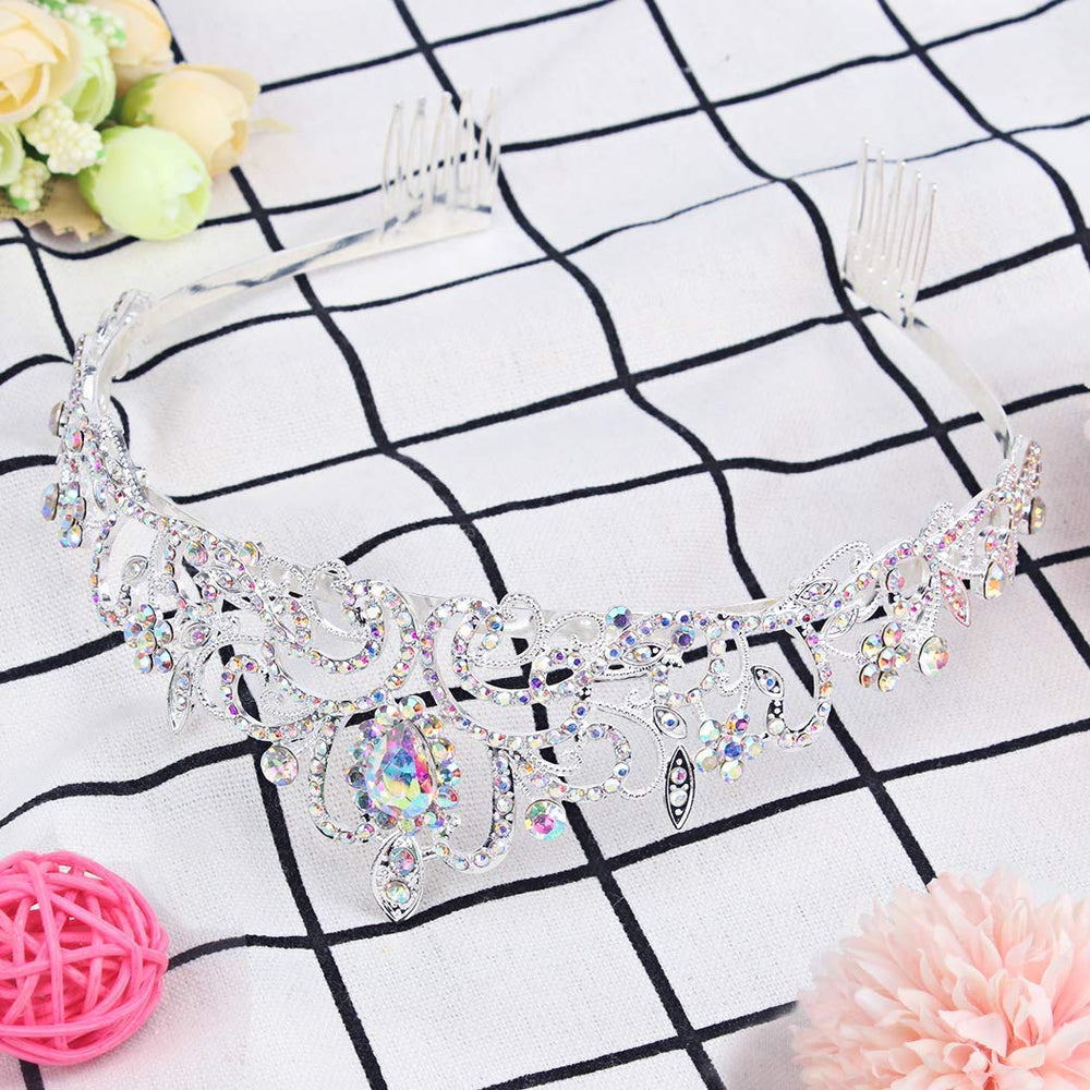 Couronne enfant Didder pour fêtes et costumes, fixation stable grâce au peigne.