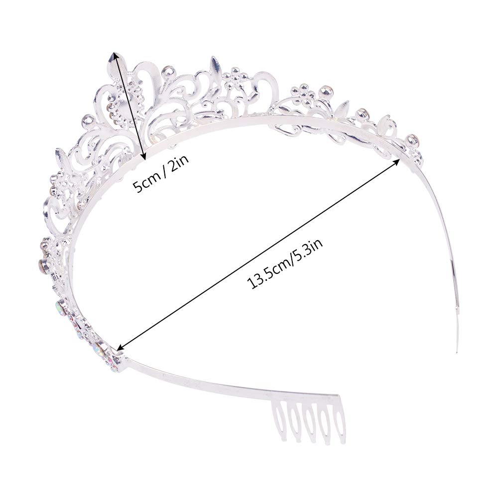 Couronne Didder avec peigne pour un maintien sûr des cheveux.
