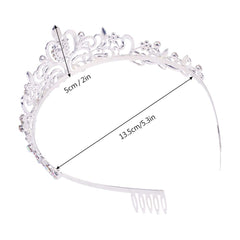 Couronne Didder avec peigne pour un maintien sûr des cheveux.