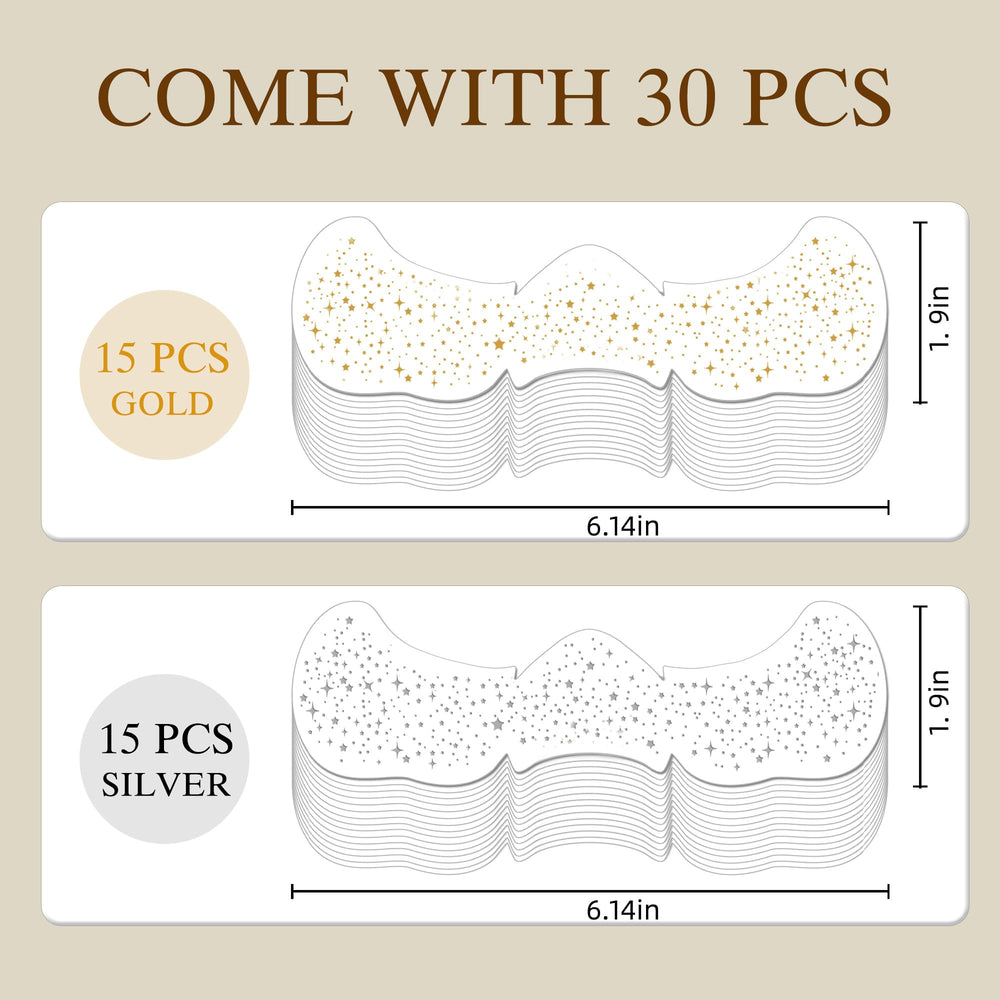 Diesetsr taches-brillantes-argent sur le visage pour un effet naturel.