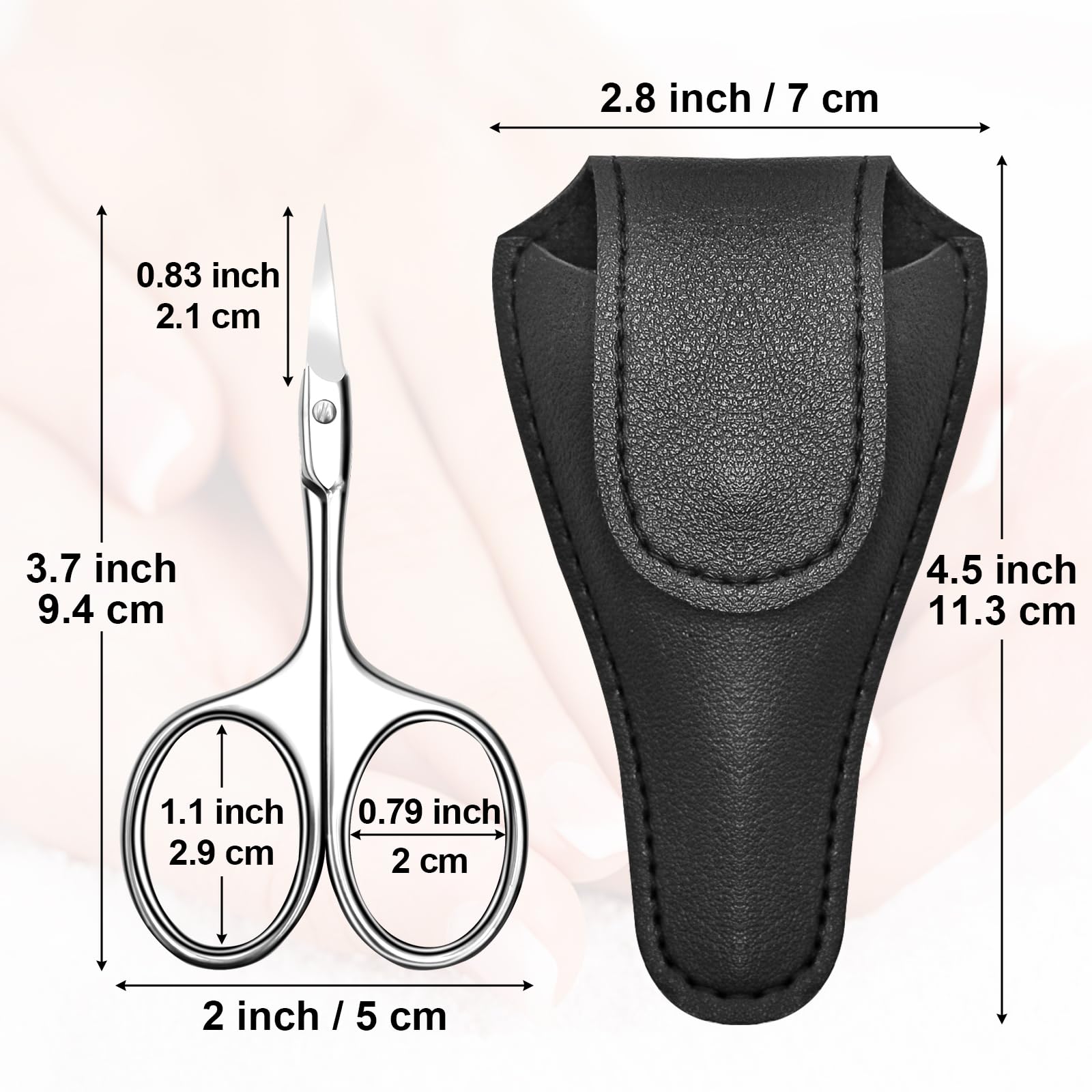 Ciseaux Diesisa Manucure Précis pour des finitions nettes et rapprochées.