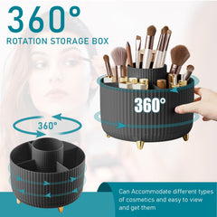 Diesisa organisation maquillage à 5 emplacements pour vernis et pinceaux.