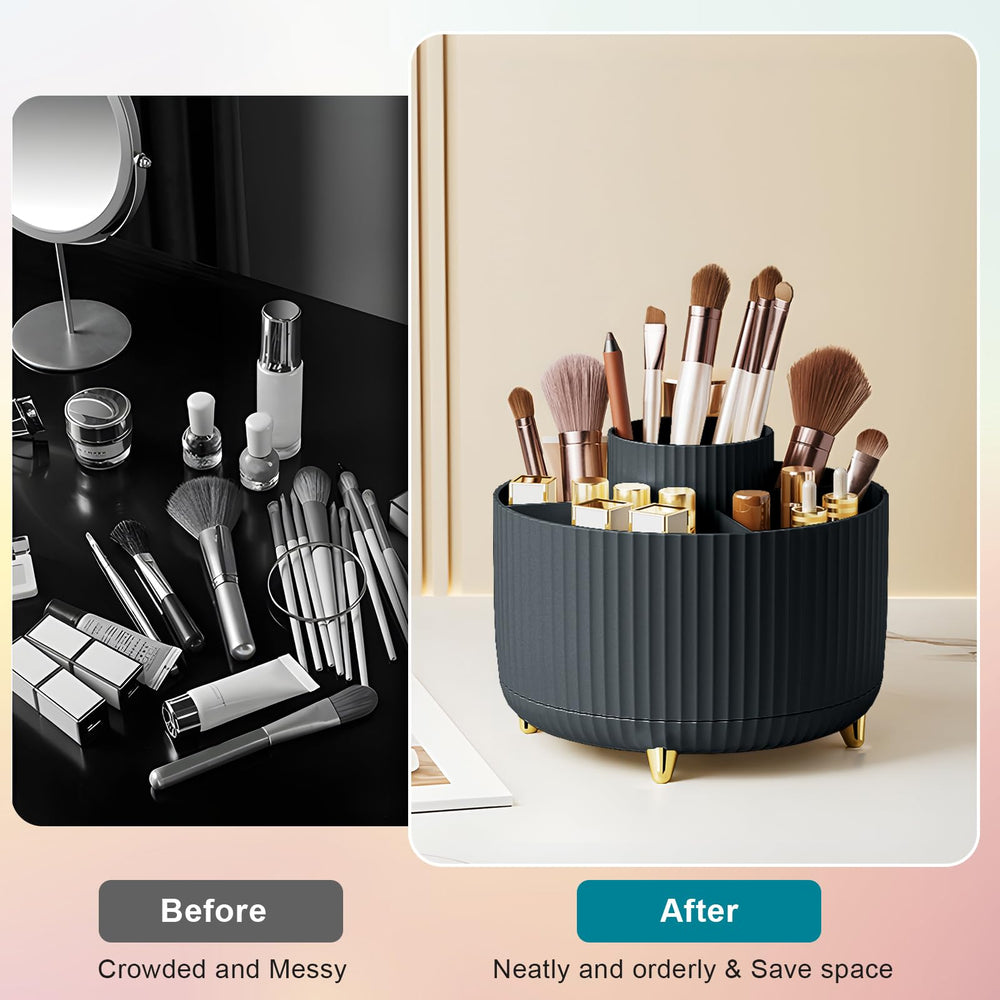 Organisateur compact Diesisa pour coiffeuse ou bureau, gain de place.