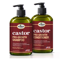 Difeel Après-shampooing Castor Pro-Growth, flacon 12oz, hydrate et démêle