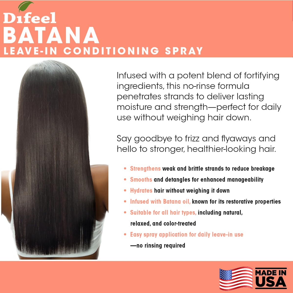 Difeel Batana: action renforçante pour cheveux plus forts avec utilisation régulière.