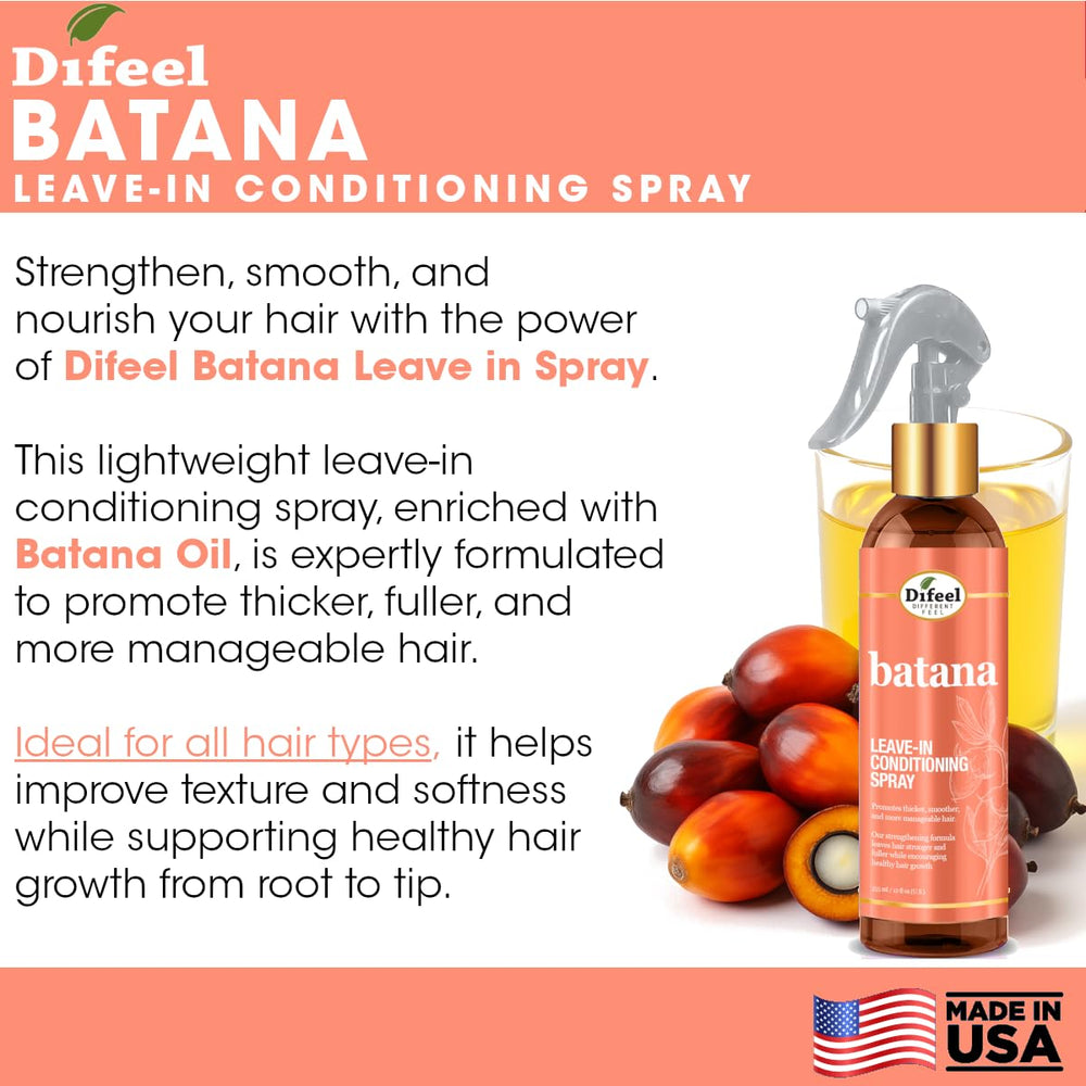Difeel Batana: huile Batana infusion pour nourrir les cheveux.