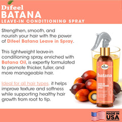 Difeel Batana: huile Batana infusion pour nourrir les cheveux.