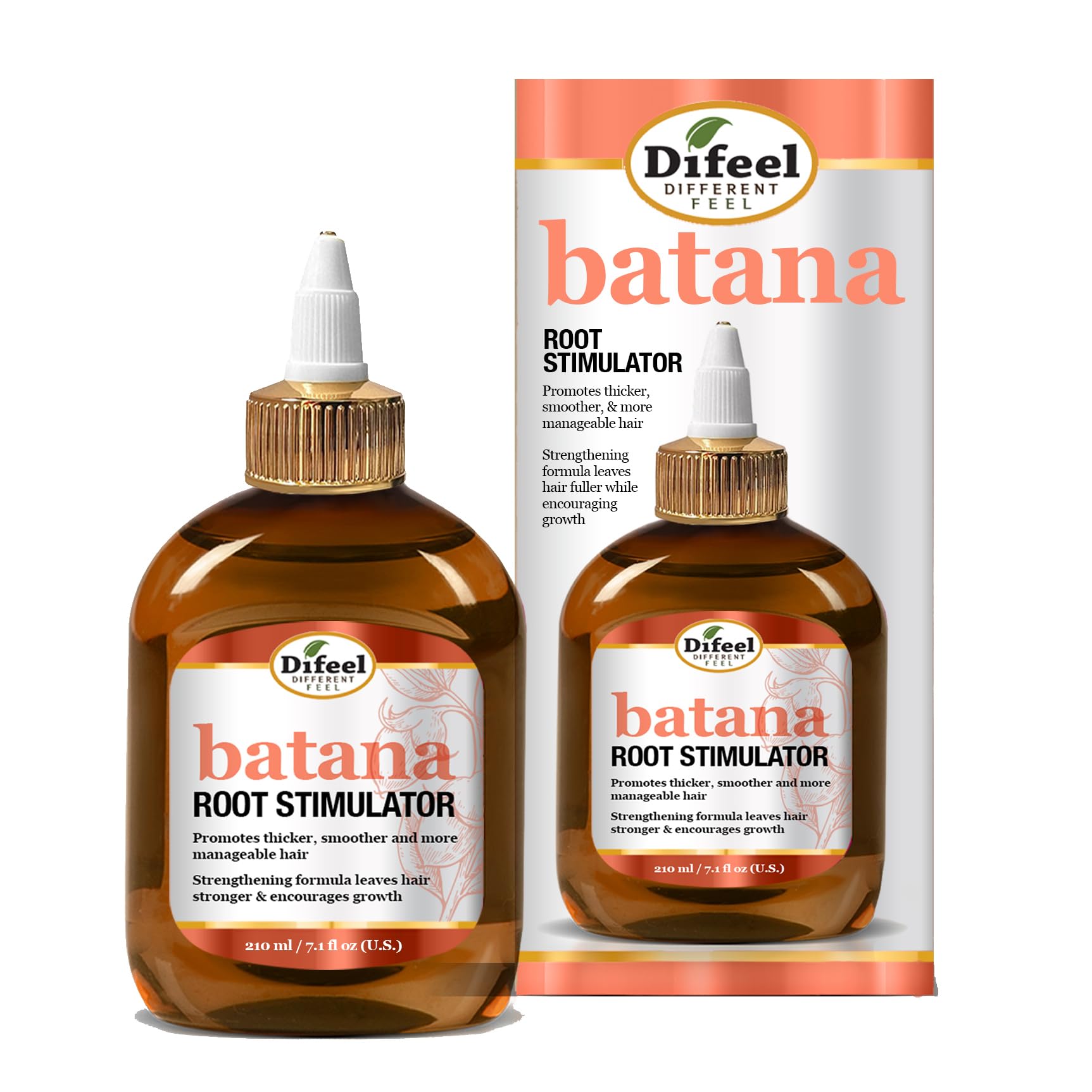 Difeel Batana Root Stimulator: bouteille 7 oz, nourrissante et revitalisante pour les cheveux.