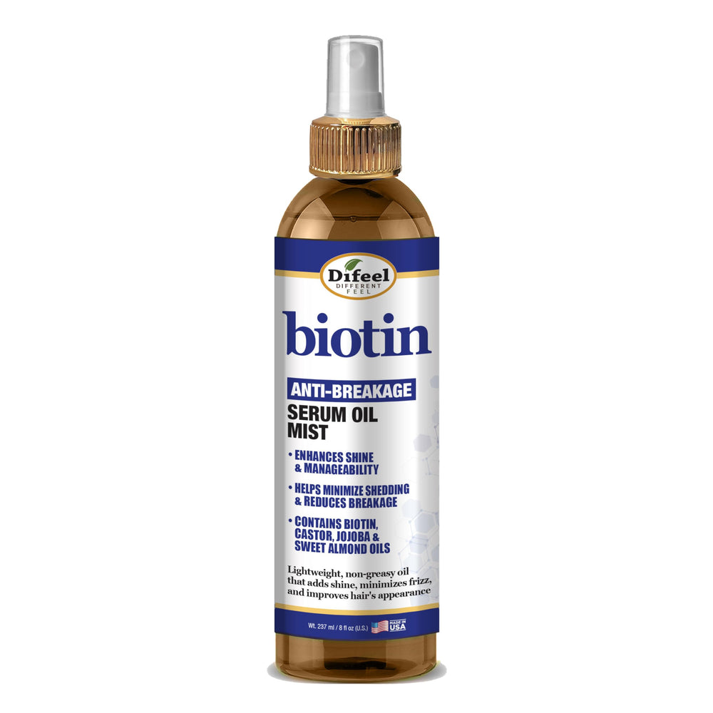 Difeel Biotine Anti-Casse – brume huile sur bouteille 8onces, revitalise les cheveux