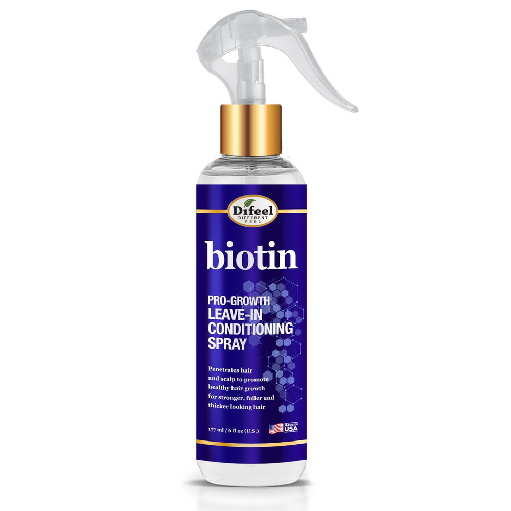 Difeel Biotin Pro-Growth Leave-In: bouteille prête à l’emploi pour nourrir cheveux et cuir chevelu