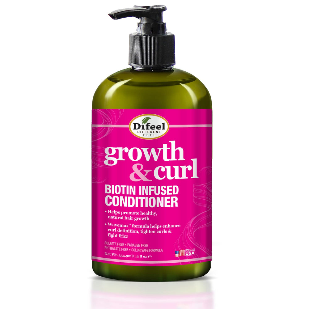 Difeel Biotin Shampoo, contient Wavemax, ingrédients végétaux pour cheveux sains.
