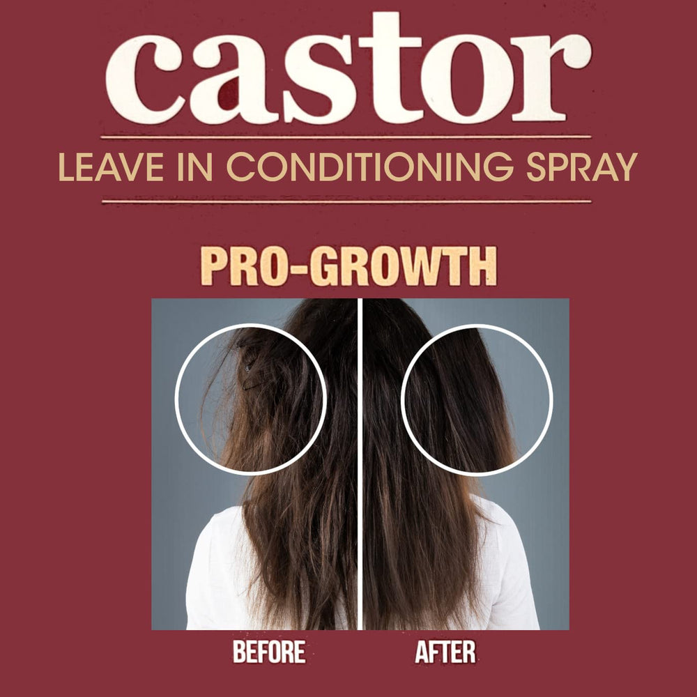 Difeel Castor Pro-Growth – ingrédients riches en ricin et nutriments essentiels.