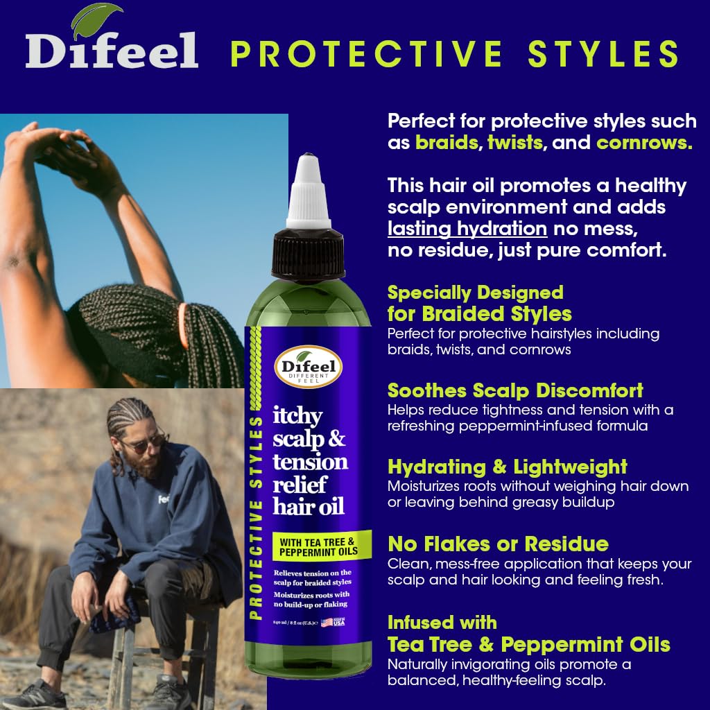 Huile Difeel bouteille 8oz: emballage pratique.
