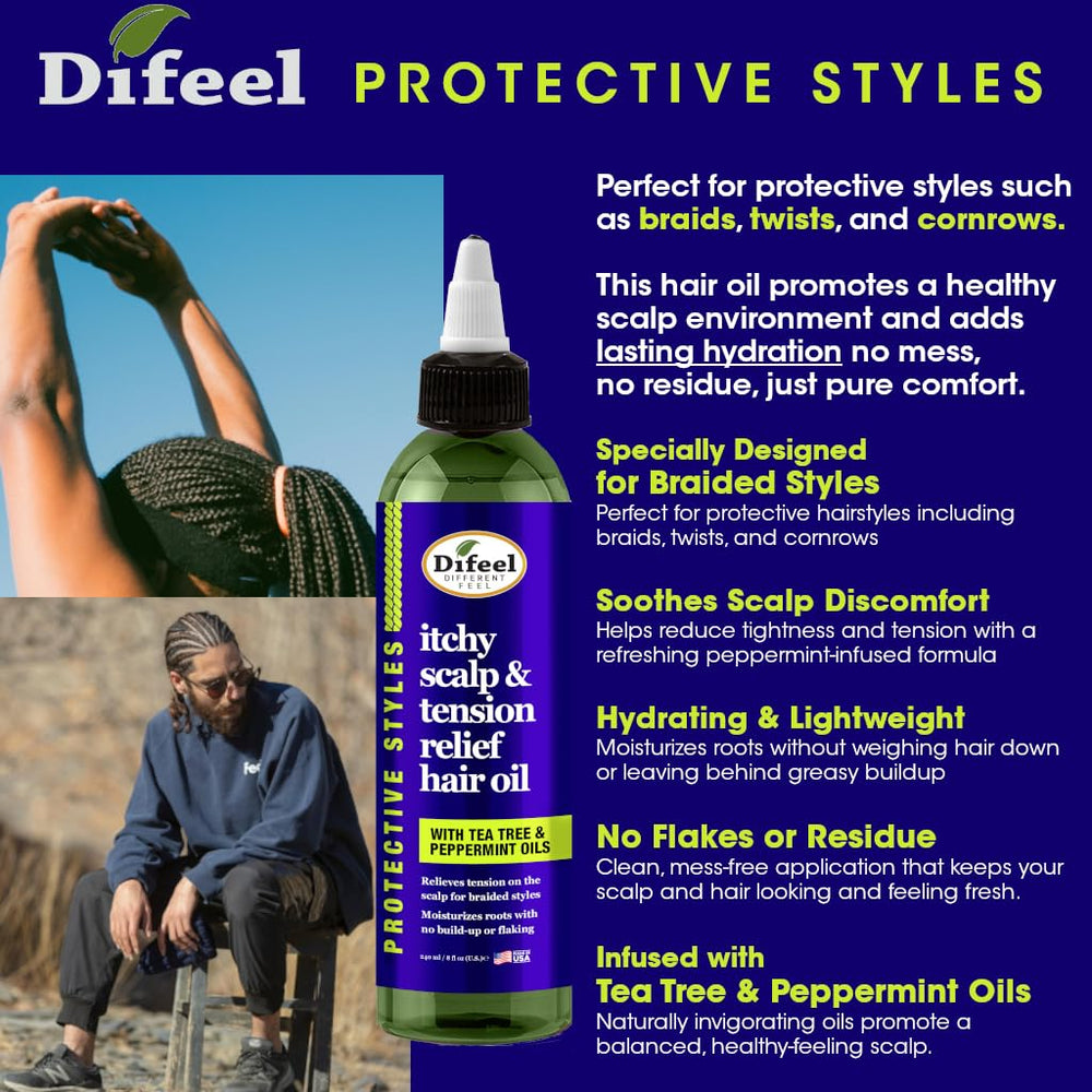 Huile Difeel bouteille 8oz: emballage pratique.