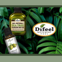 Difeel huile vitamine E sur bouteille — fortifie et démêle en douceur