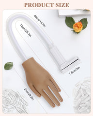 Kit pratique Difenni avec 200 ongles d'entraînement pour tester techniques.