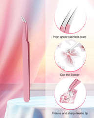 Difenni têtes cire remplaçables rose: embouts faciles à changer