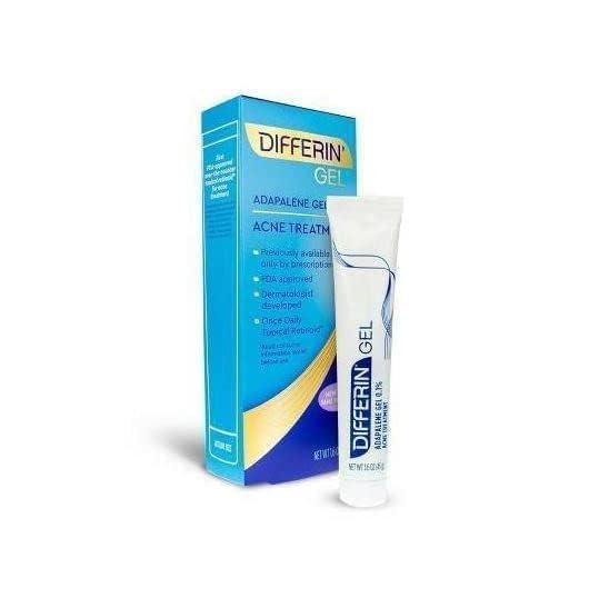 Pack de deux flacons Differin Gel, pratique pour la routine de longue durée.