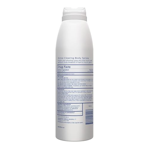 Differin Spray Corps prêt pour une utilisation portable lors des activités extérieures.