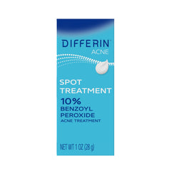 Differin tube-traitement-point 10pourcent : action ciblée sur les imperfections.