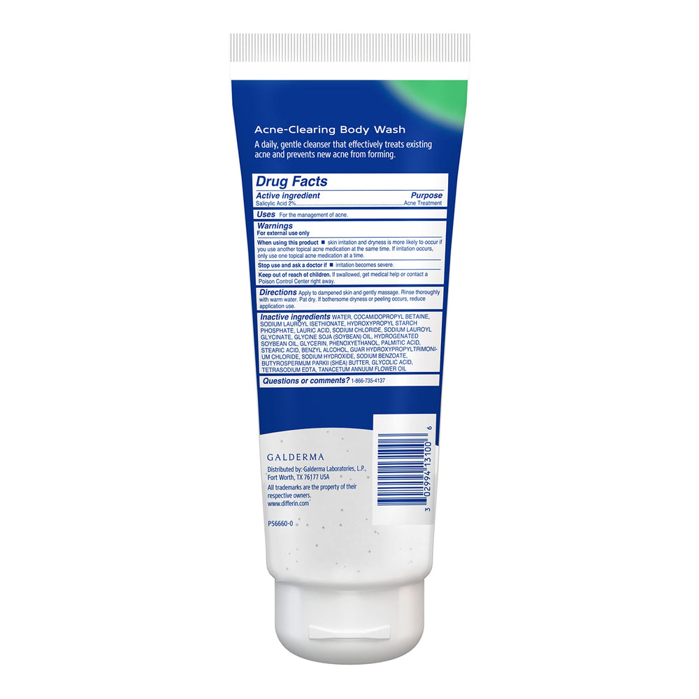 Differin Utilisation Quotidienne – routine simple pour une peau corporelle saine.