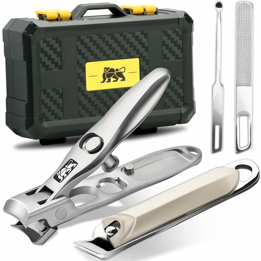 Ciseaux à ongles DIGNITY avec étui, rangement pratique pour domicile et voyage.