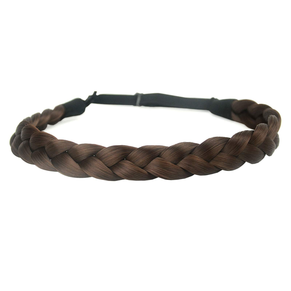 DIGUAN bandeau-cheveux natté classique, allure naturelle et facile à porter