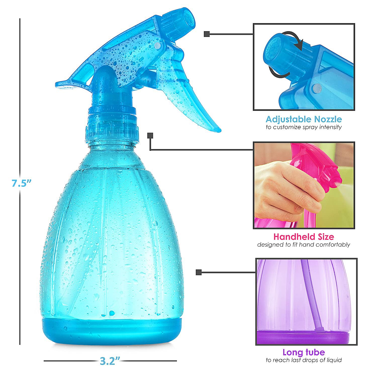 Dilabee-pulvérisateur-bouteille-bpa-free-anti-fuite: conception durable pour éviter les fuites.