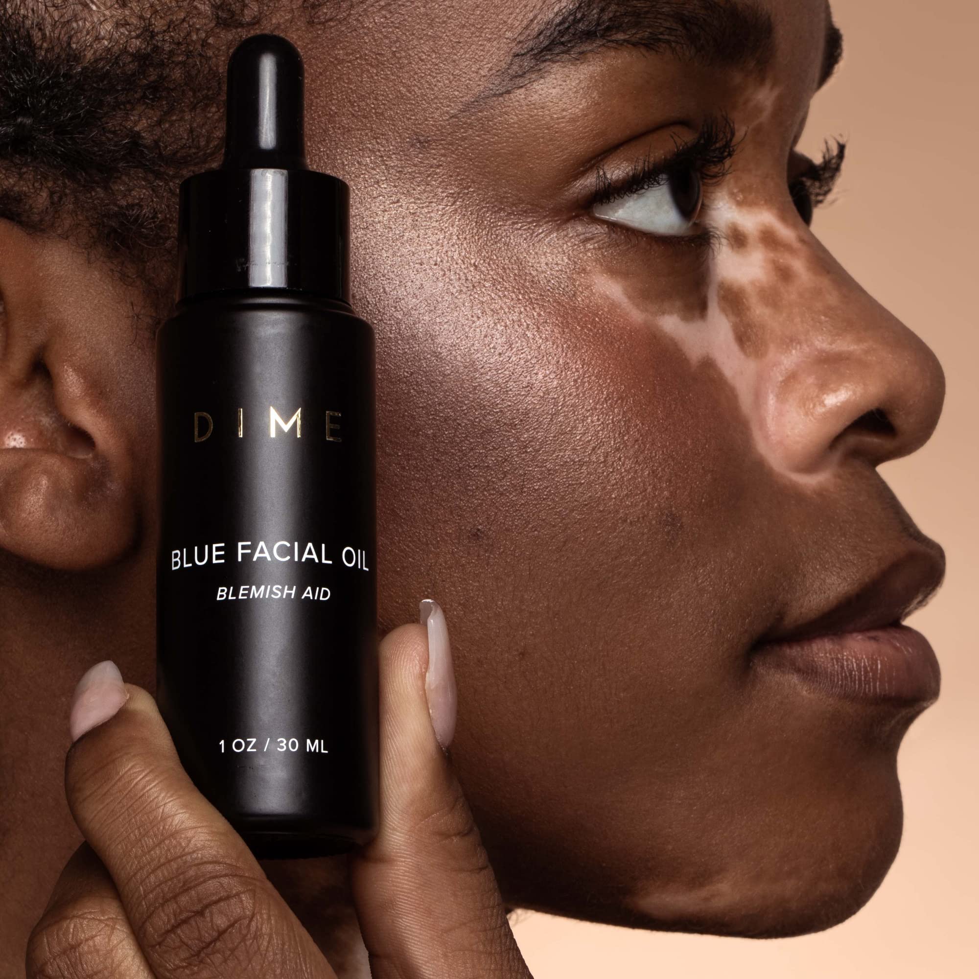 Huile Visage Bleue DIME — Soin nocturne pour peau équilibrée