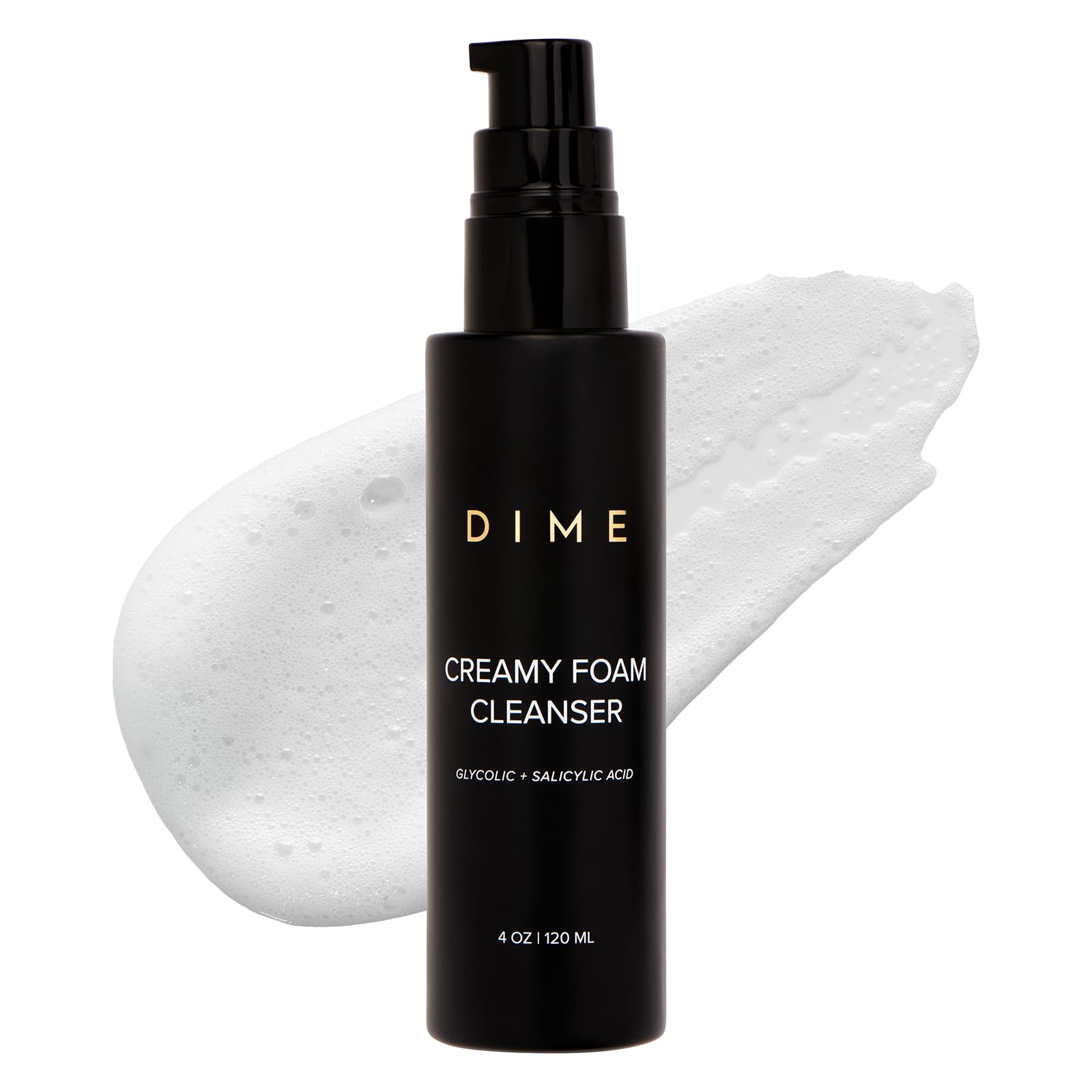 DIME Beauty mousse crème nettoyant visage purifie les pores en douceur.