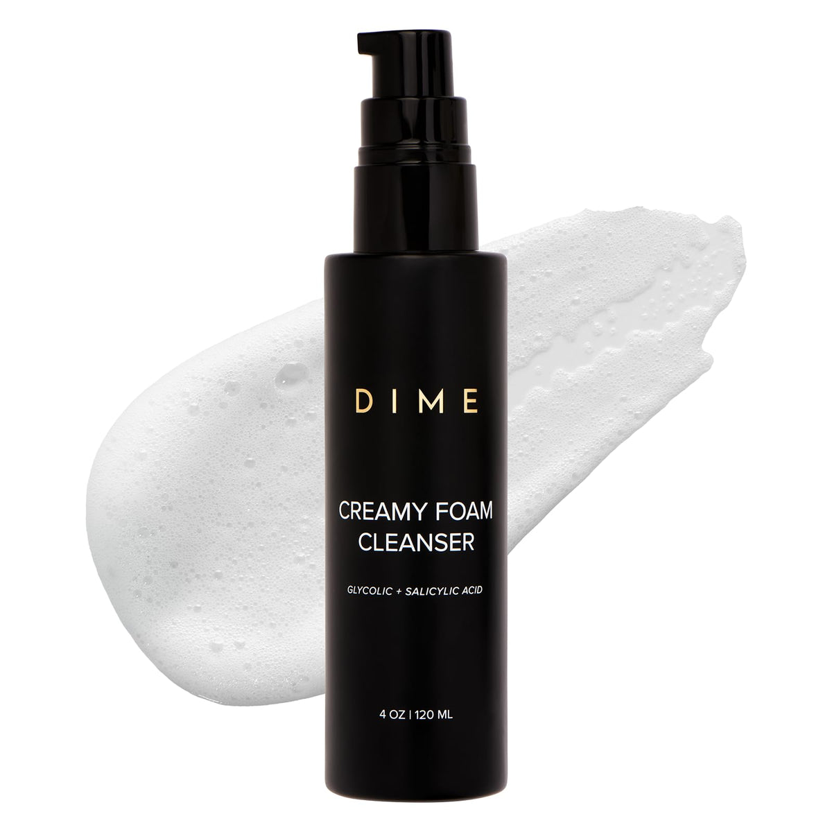 DIME Beauty mousse crème nettoyant visage purifie les pores en douceur.