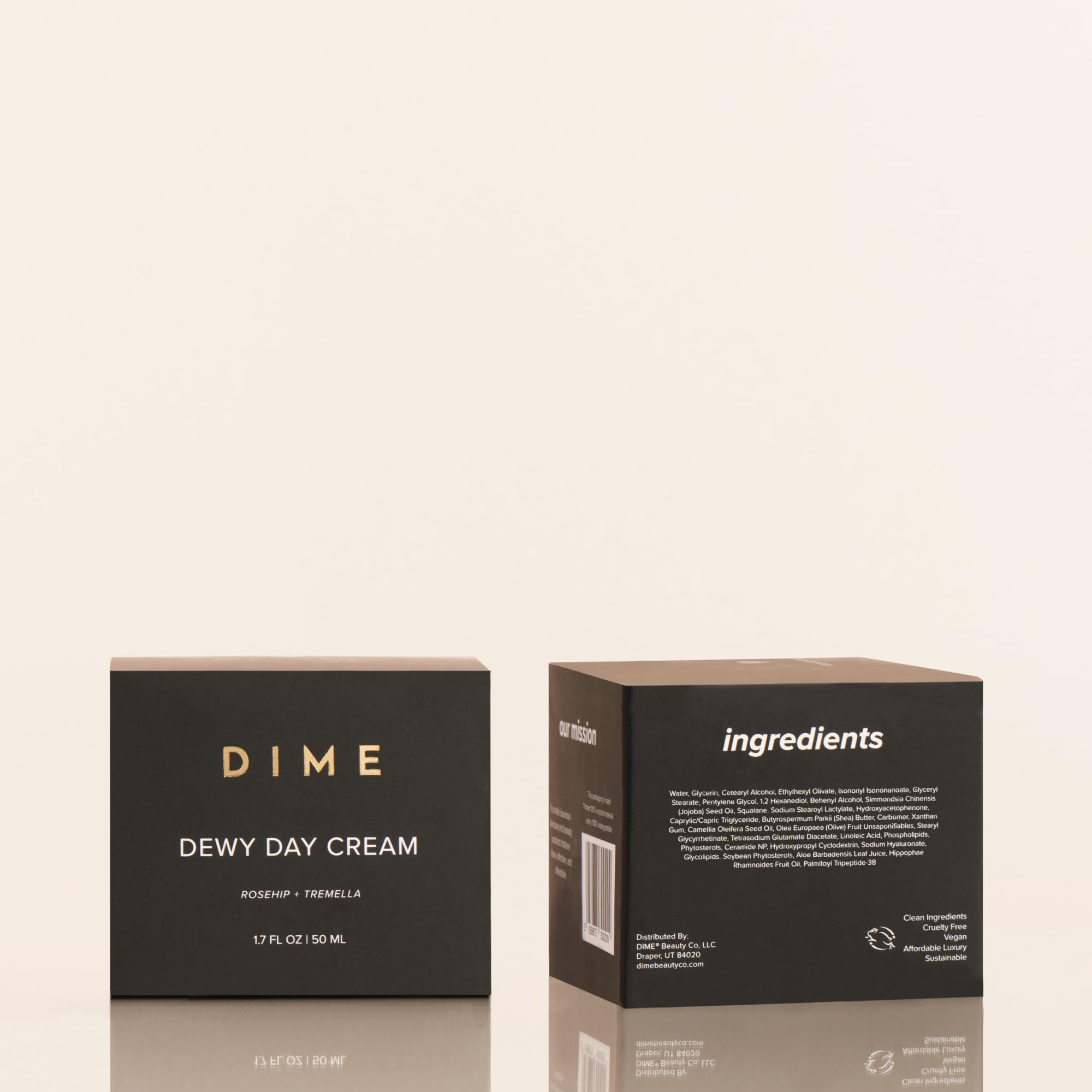 Routine matinale simple avec la crème Dewy Day comme étape clé.