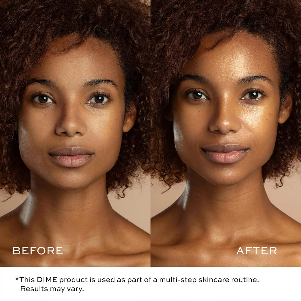 DIME Wonderscreen SPF30, texture légère qui ne graisse pas la peau.