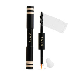 DIME Beauty Boost Duo emballage durable prêt à emporter pour votre routine sans maquillage.