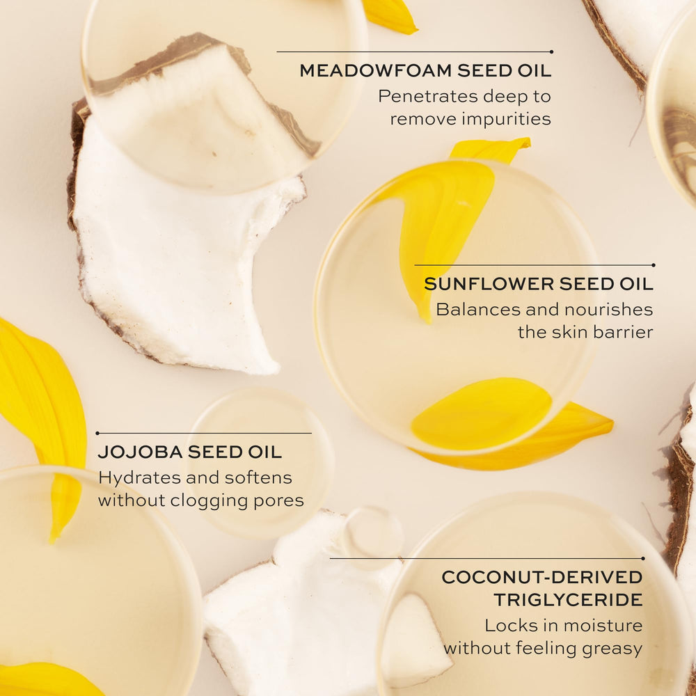 DIME huile nettoyante nourrissante pour démaquillage des yeux sans irritations