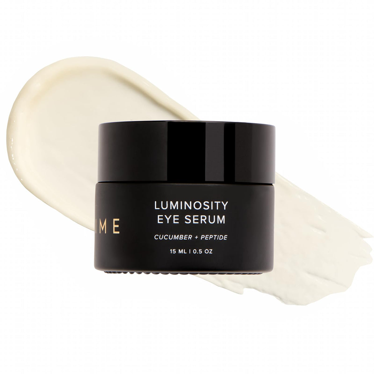 Sérum yeux DIME Luminosité – image de la bouteille, rafraîchissante et pratique.